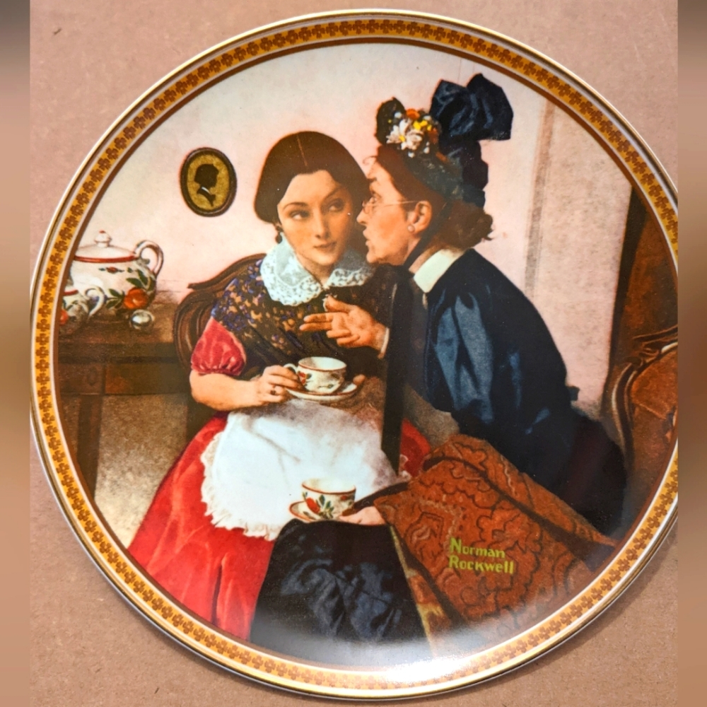 Norman Rockwell collector plate by Knowles